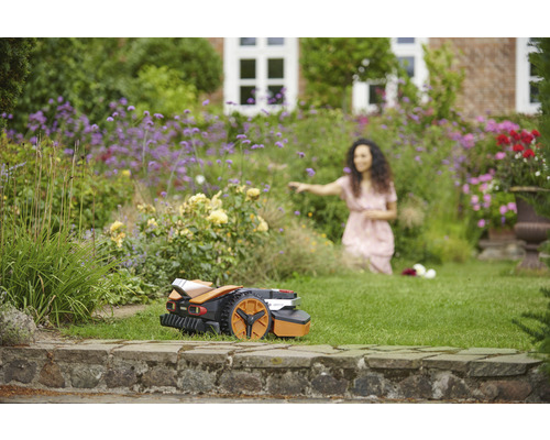 WORX 20V Landroid Vision M800 19cm/800m² robotmaaier met app, zonder begrenzingsdraad WR208E, incl. 4Ah accu en laadstation