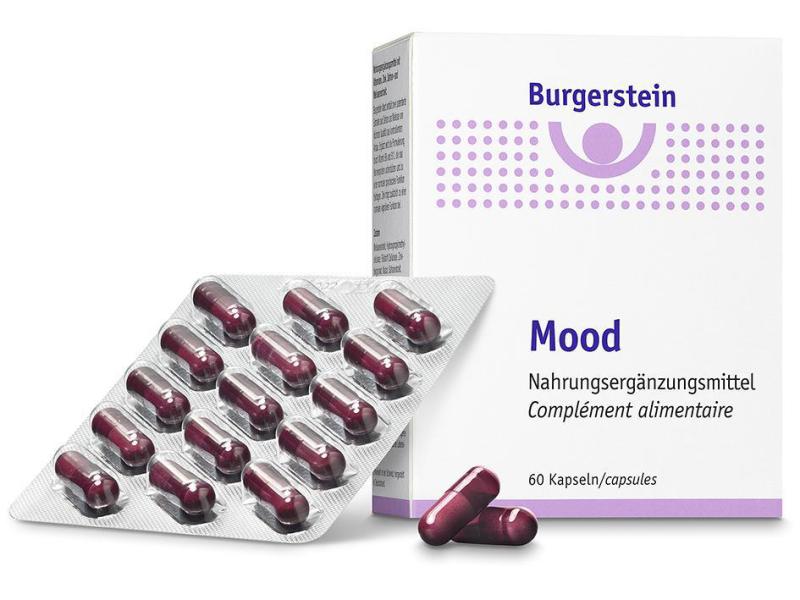 Burgerstein Mood 60 Kapseln Unterstützt Nerven und Psyche