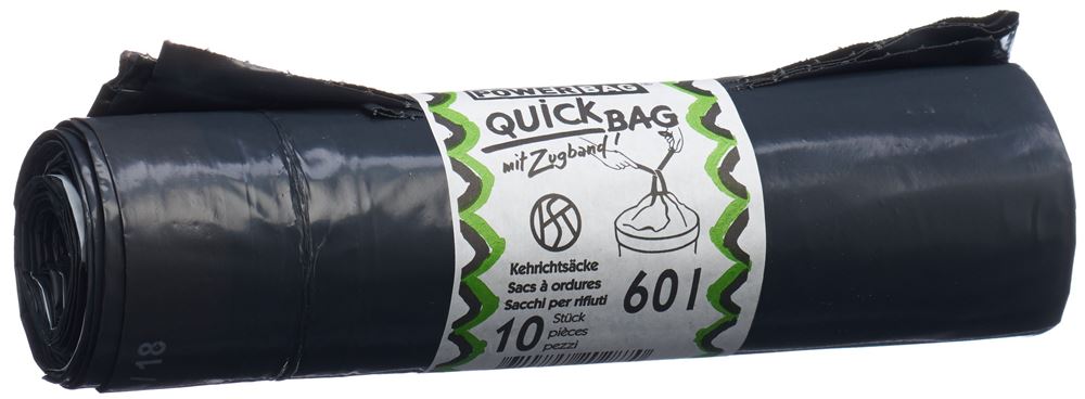 SCHLATTER Kehrichtsäcke QuickBag 60lt OKS Rolle 10 Stk