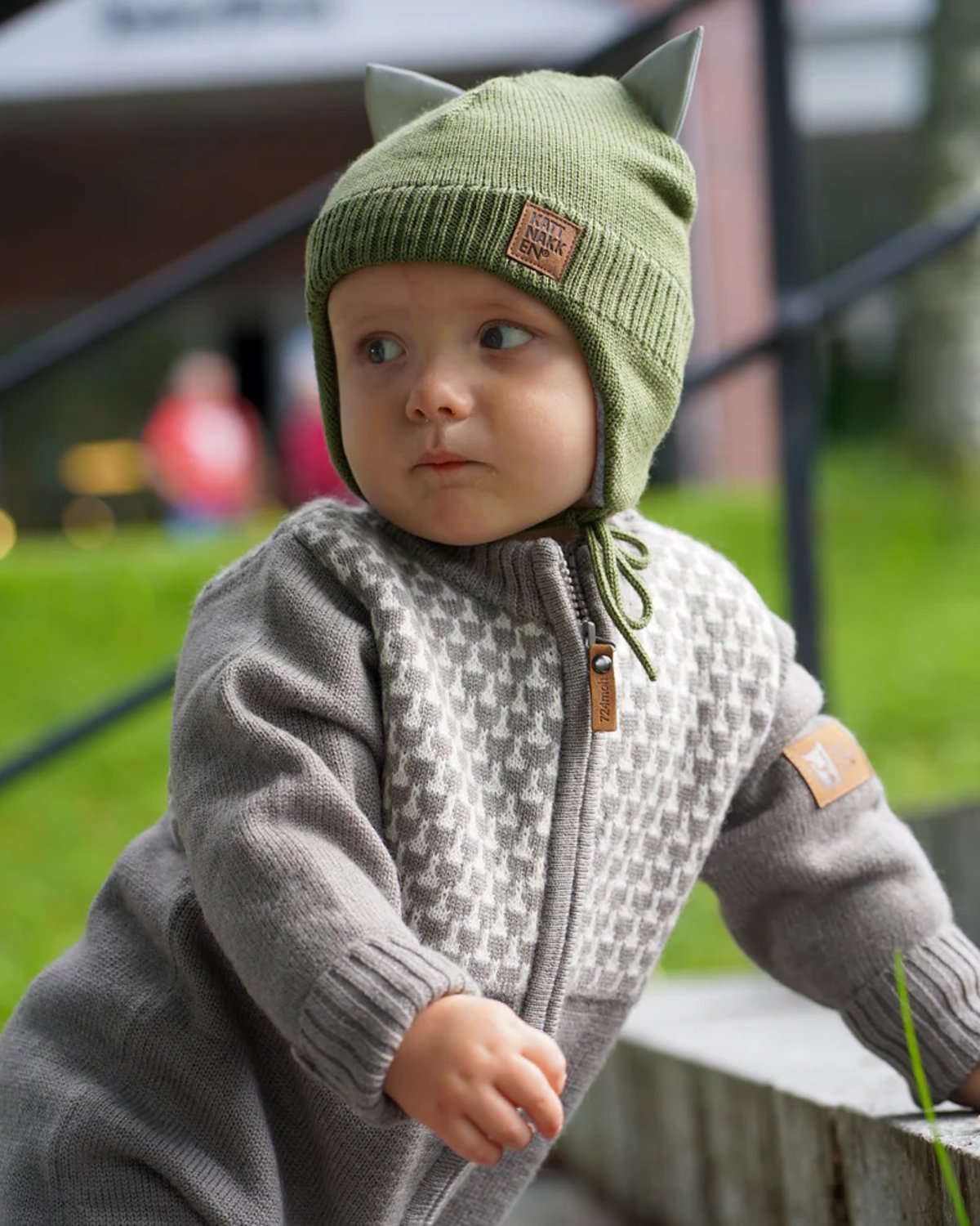 Babylue Ull m/ fleecefôr og vindstopper – Varm | 1-3år – 1-3 år