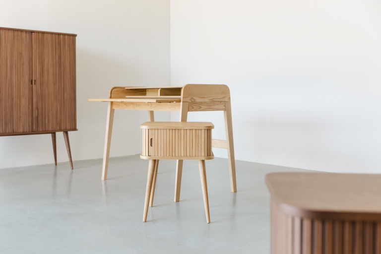 Zuiver Barbier bureau zwart