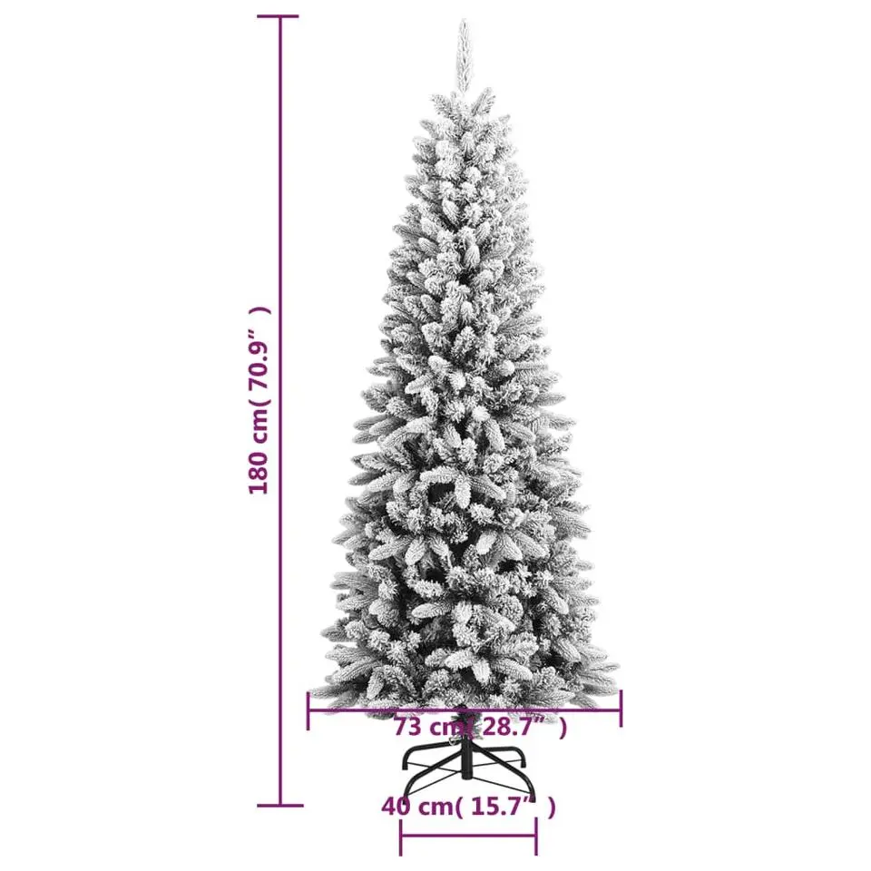 vidaXL - Kerstboom - Wit - 180 cm