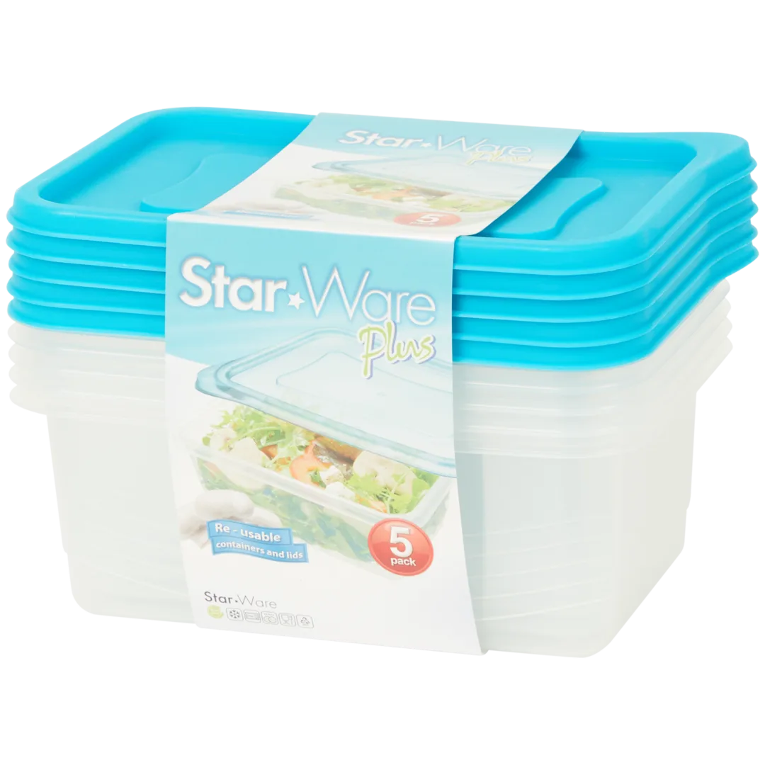 Star Ware vershouddozen 1,2 liter | 5 stuks