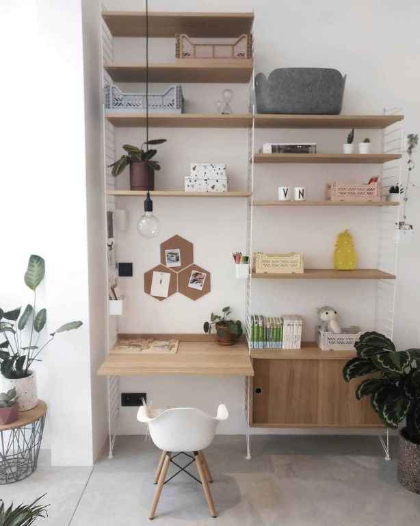 String Furniture Kast met schuifdeur 78 x 30 x 42 cm walnoot