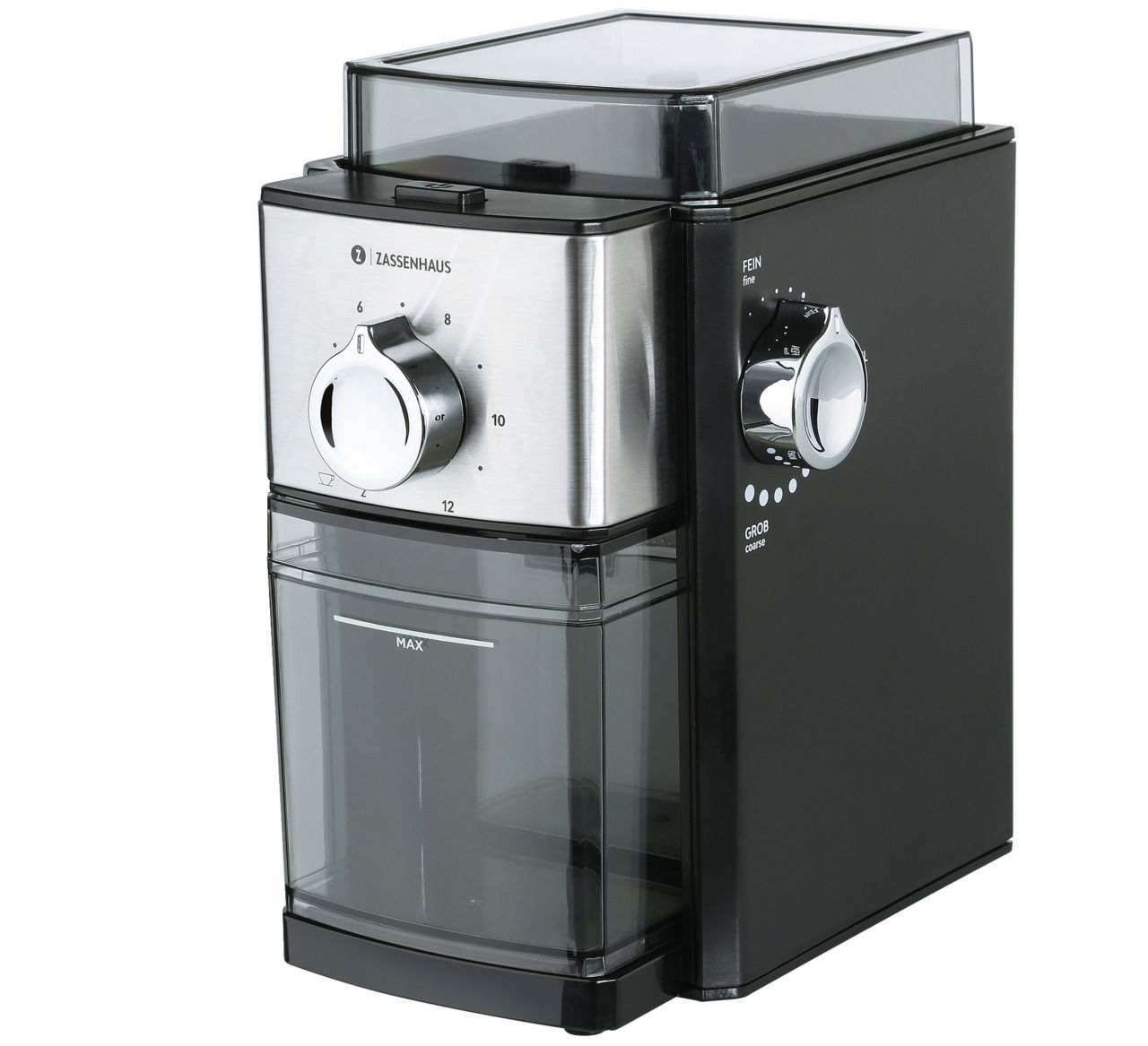 Zassenhaus Elektrische Kaffeemühle KINGSTON STEEL