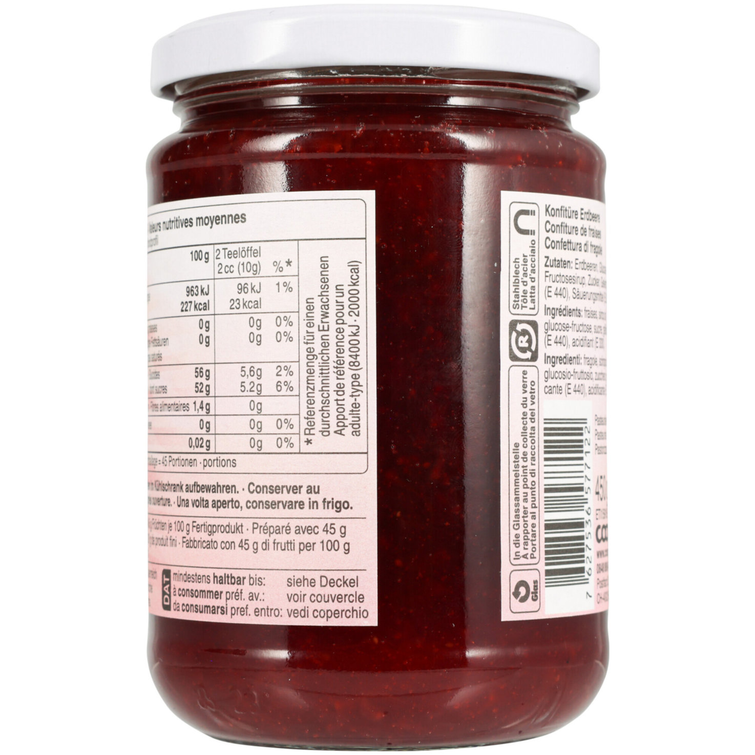 Prix Garantie Erdbeer Konfitüre