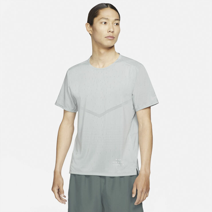 Nike Rise 365 Run Division T Shirt Grå