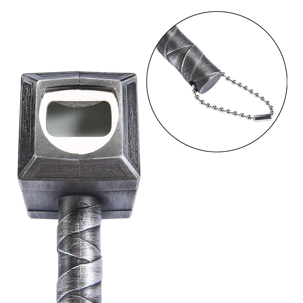 Flaschenöffner im Hammer Design Mjölnir (16.5 x 6.8cm) - Silber