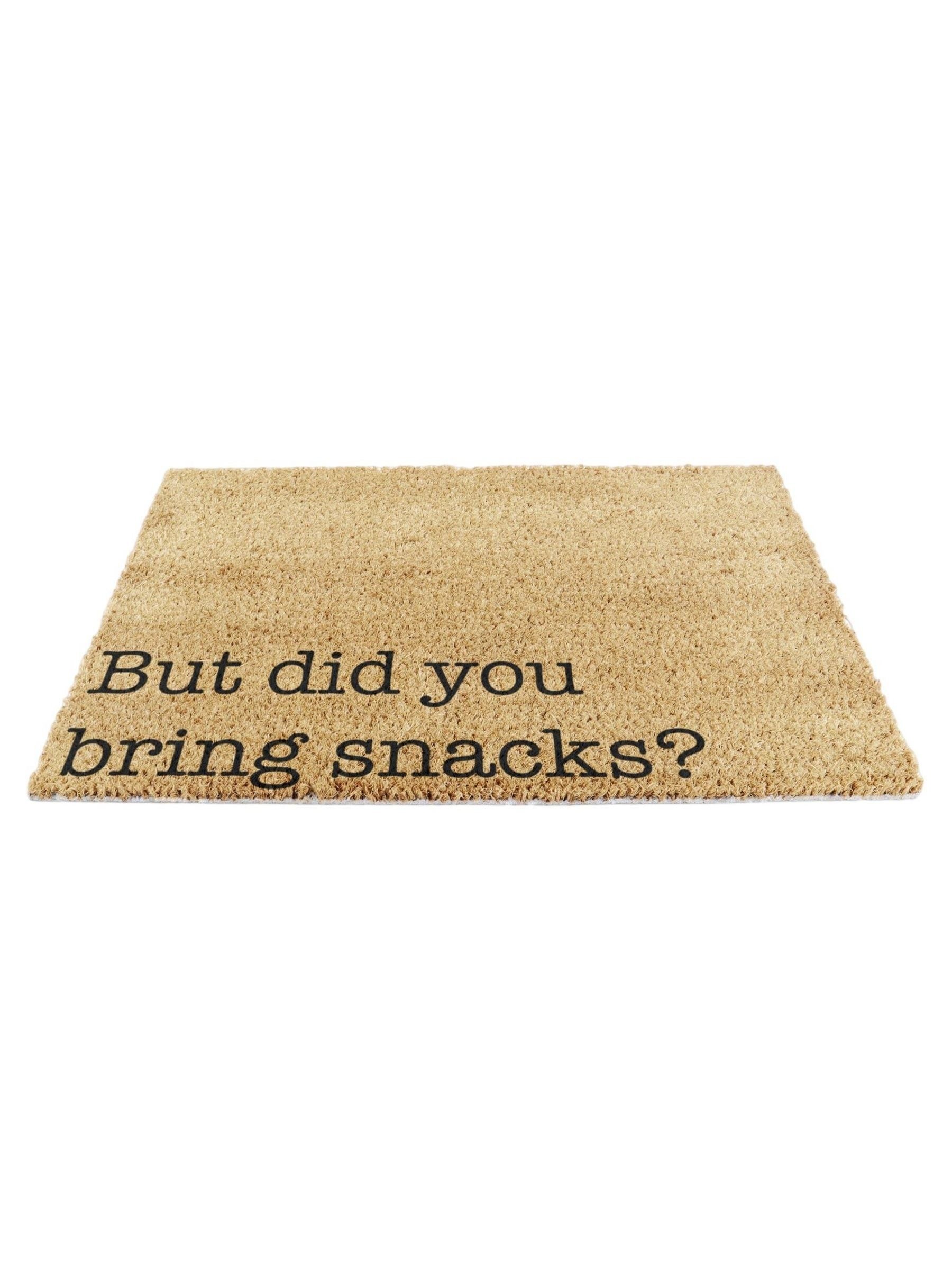Artsy Mats But Did You Brings Snacks deurmat