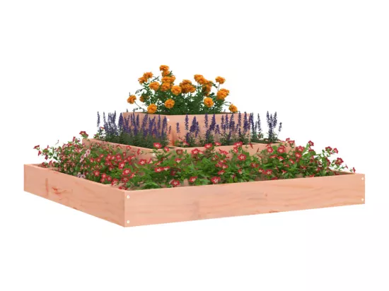 Jardinière 80x80x27 cm Bois de douglas massif