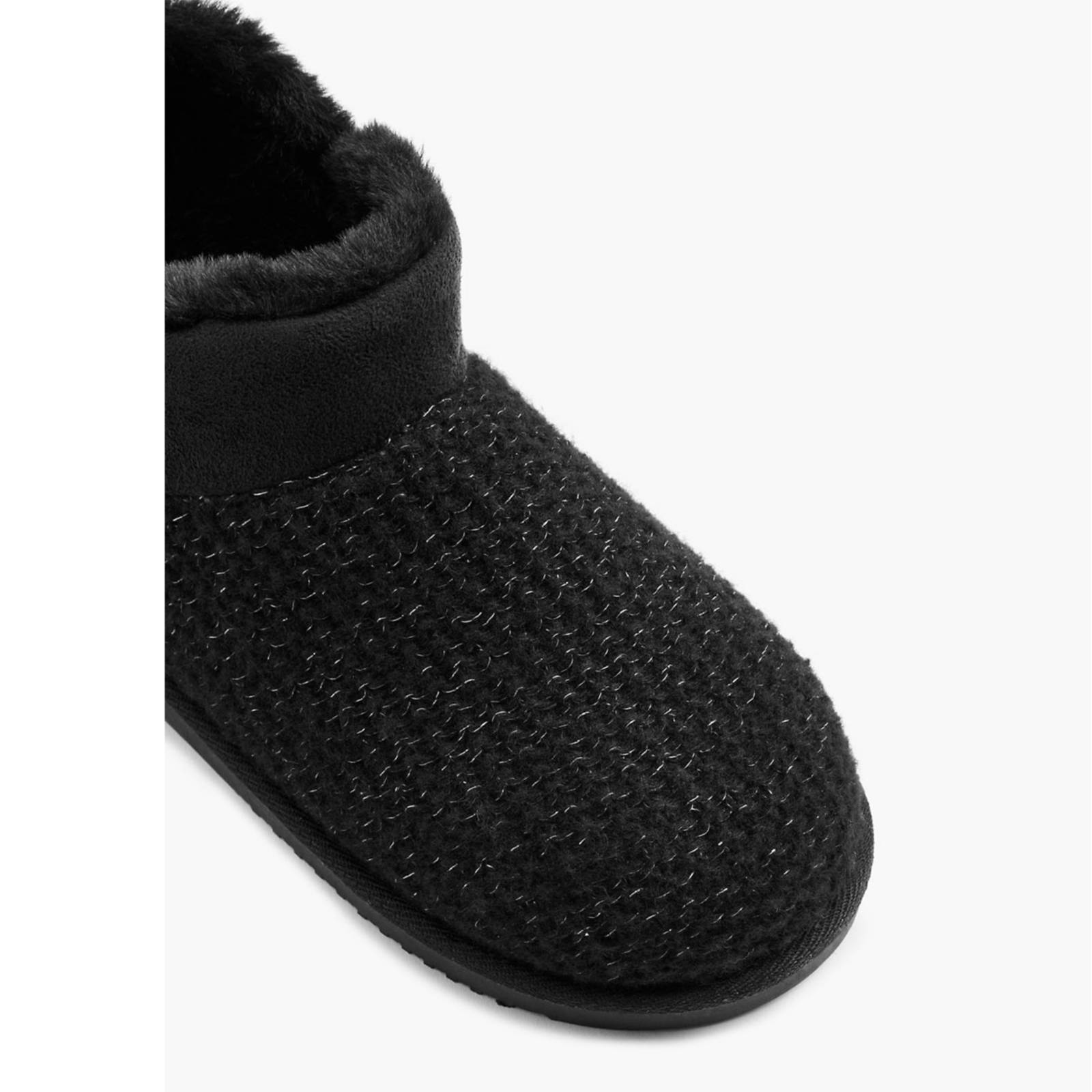 ESPRIT pantoffels zwart