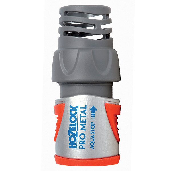 Raccord tuyau arrosage Hozelock Aquastop Pro Metal diam 19 mm