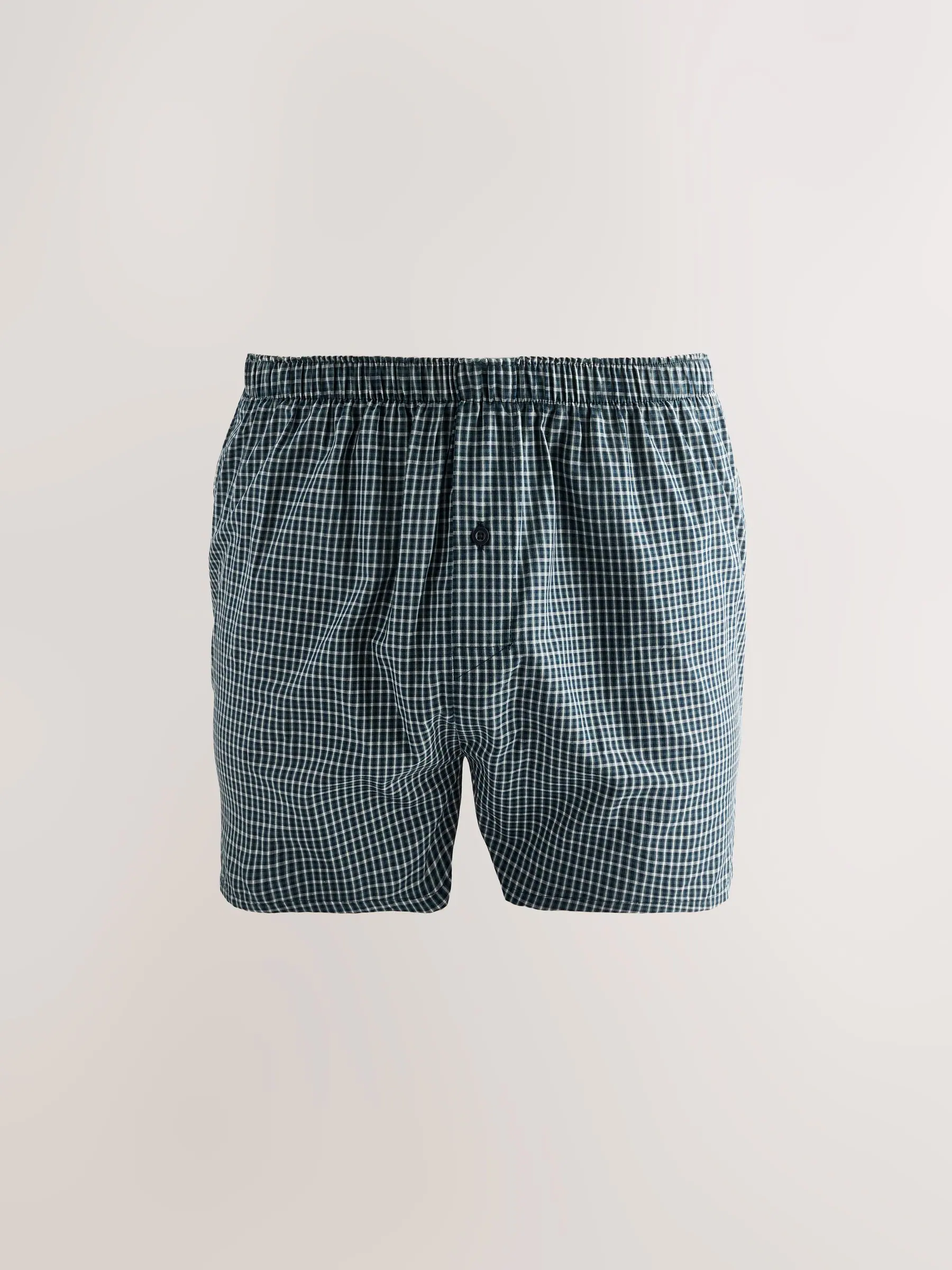 Zwarte streep - Verpakking van 4 - Geweven boxershorts van puur katoen