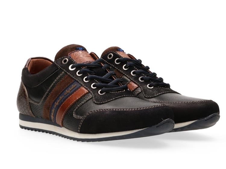 Australian Footwear Camaro leather Blue-Tan-Brown (SIX)