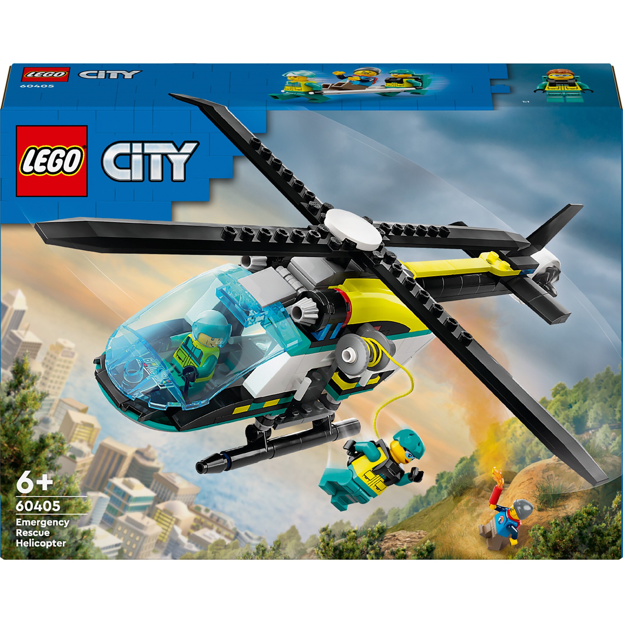 LEGO Konstruktionsspielzeug City Rettungshubschrauber