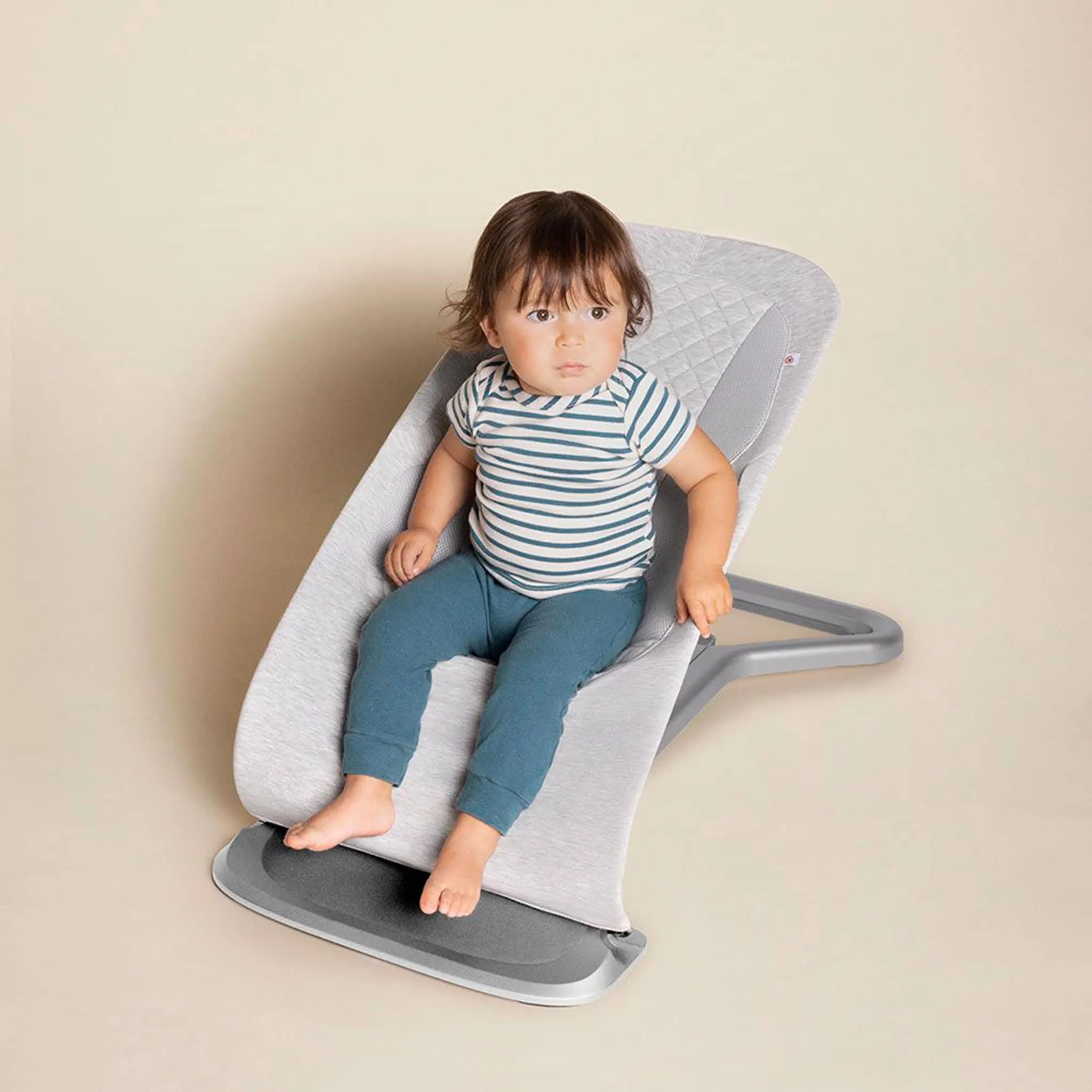 Ergobaby Siège Berçant 3-en-1 - Gris Pâle