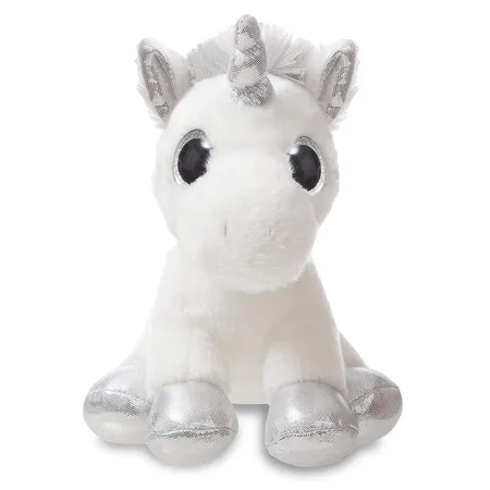 Aurora Plüsch Einhorn weiß