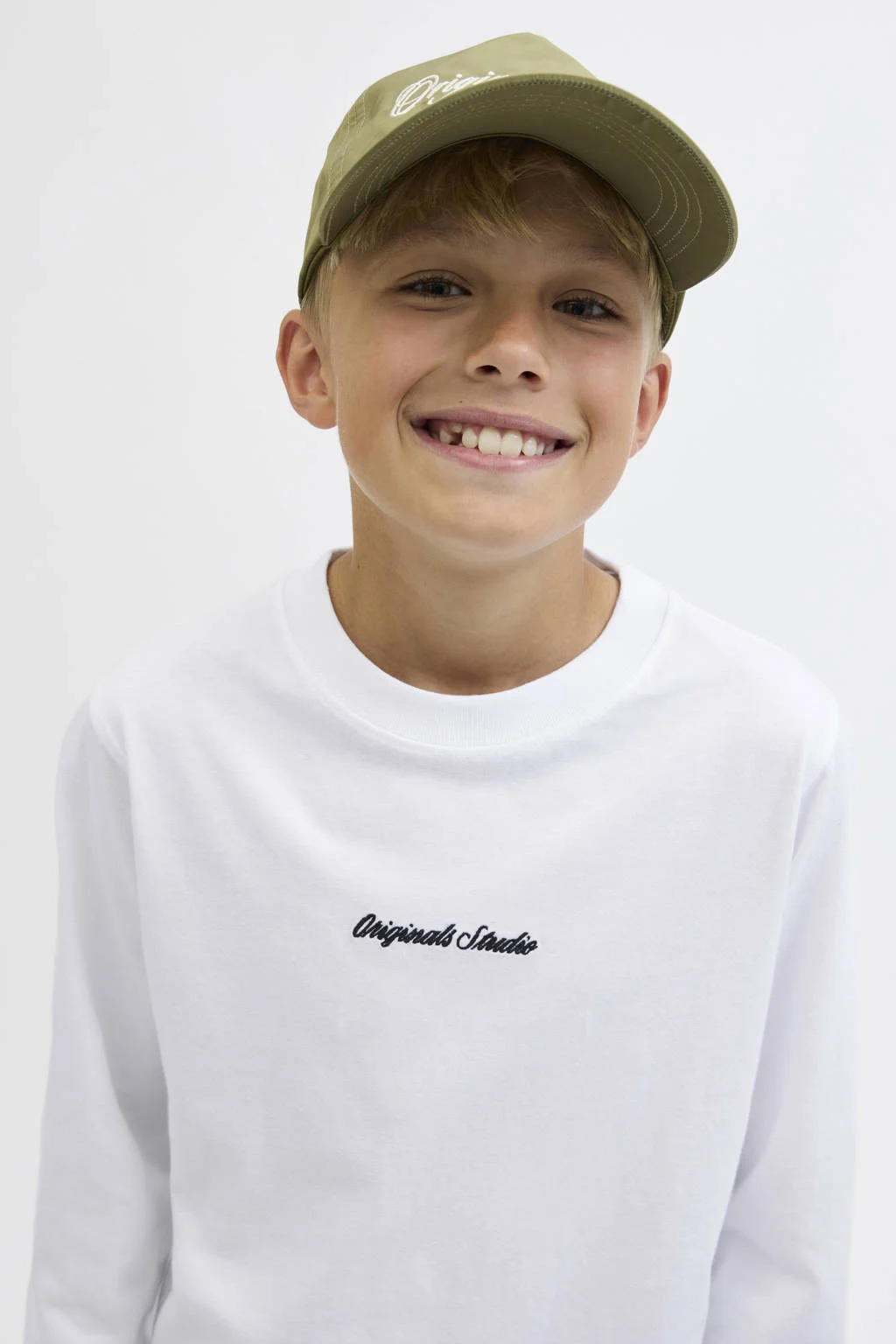 JACK & JONES JUNIOR longsleeve wit