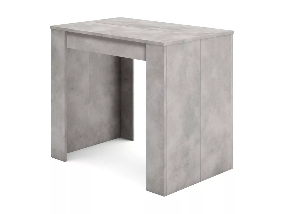 Table console extensible, 180, Pour 8 personnes, Table à Manger, Ciment