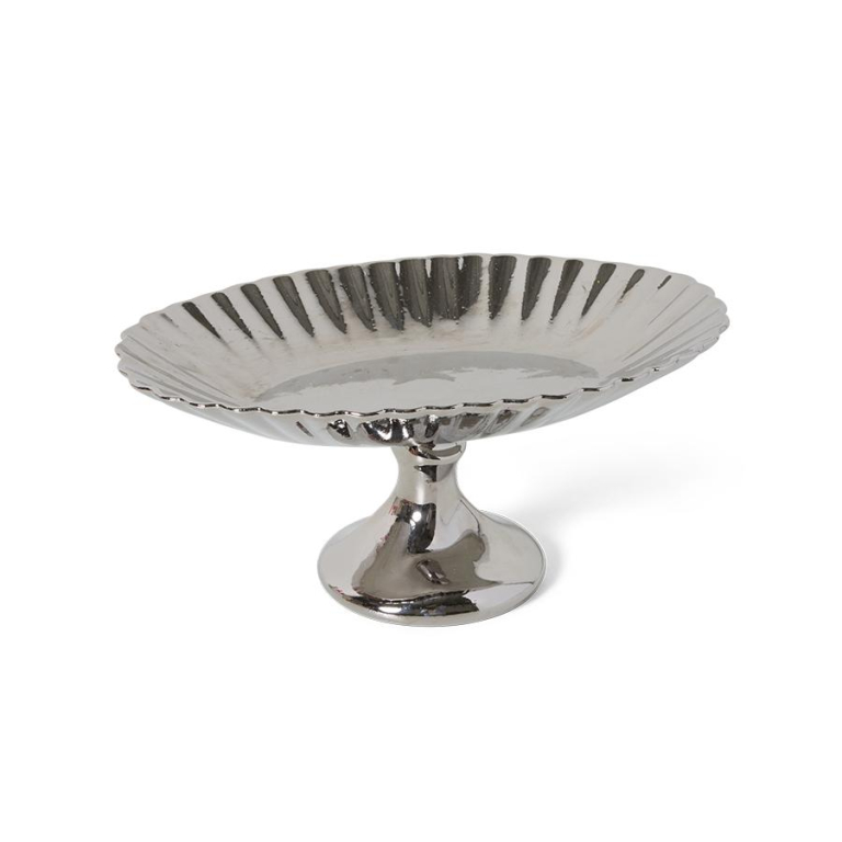 HKliving New Classics chrome plateau op voet Clean
