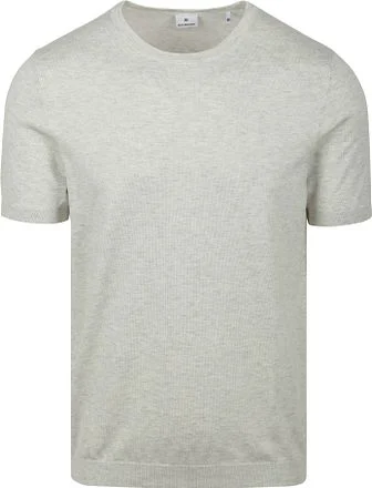 Blue Industry Knitted T-Shirt Melange Ecru KBIS24-M17-STONE kopen