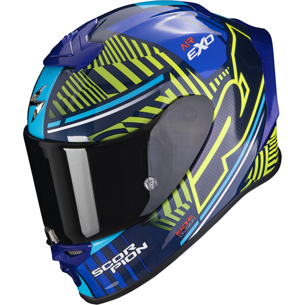 Scorpion - Casque Exo-R1 Evo Air Victory Bleu / Jaune fluo