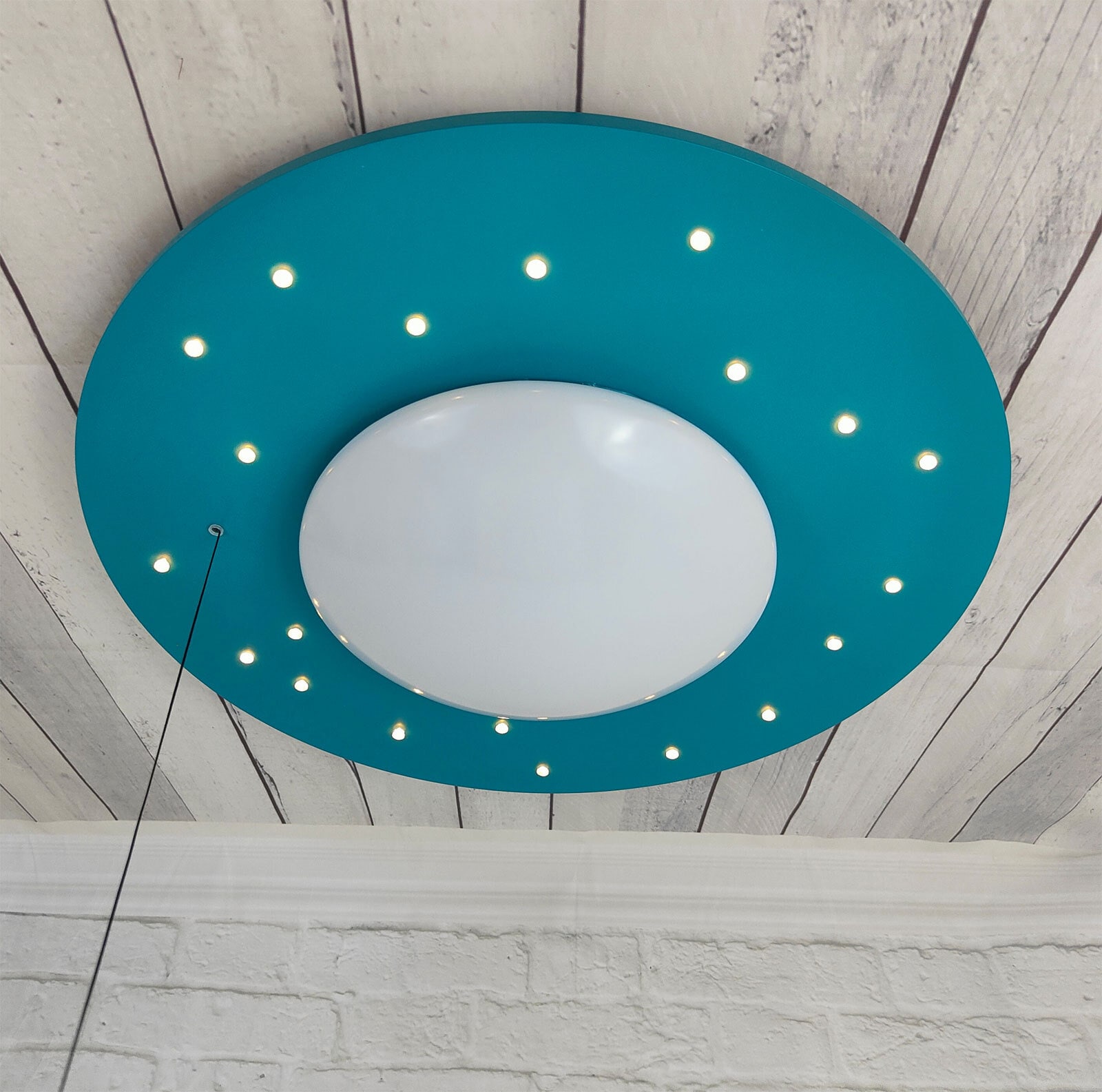 niermann Retrofit Kinderlampe Decke STARLIGHT petrol