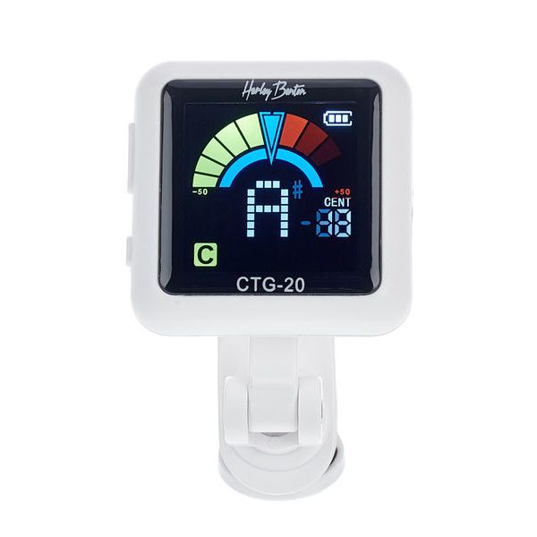 Harley Benton CTG-20 WH USB Clip Tuner