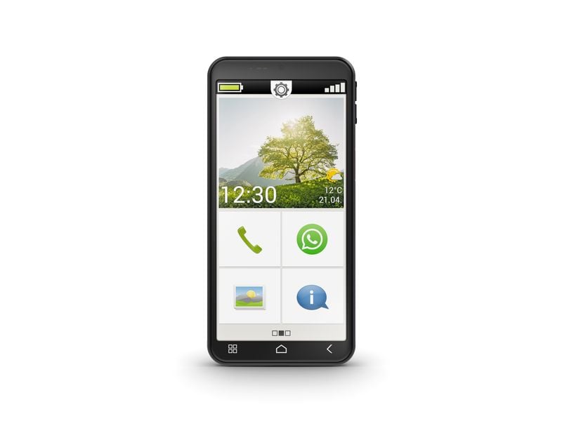 Emporia Smart 7 lite 128 GB Android-Smartphone mit einfacher Benutzerführung und Panik-Taste
