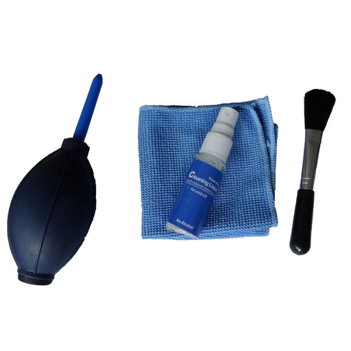 Conjunto de limpeza de lentes e objetivas Bresser BR-LP20 de 4 peças