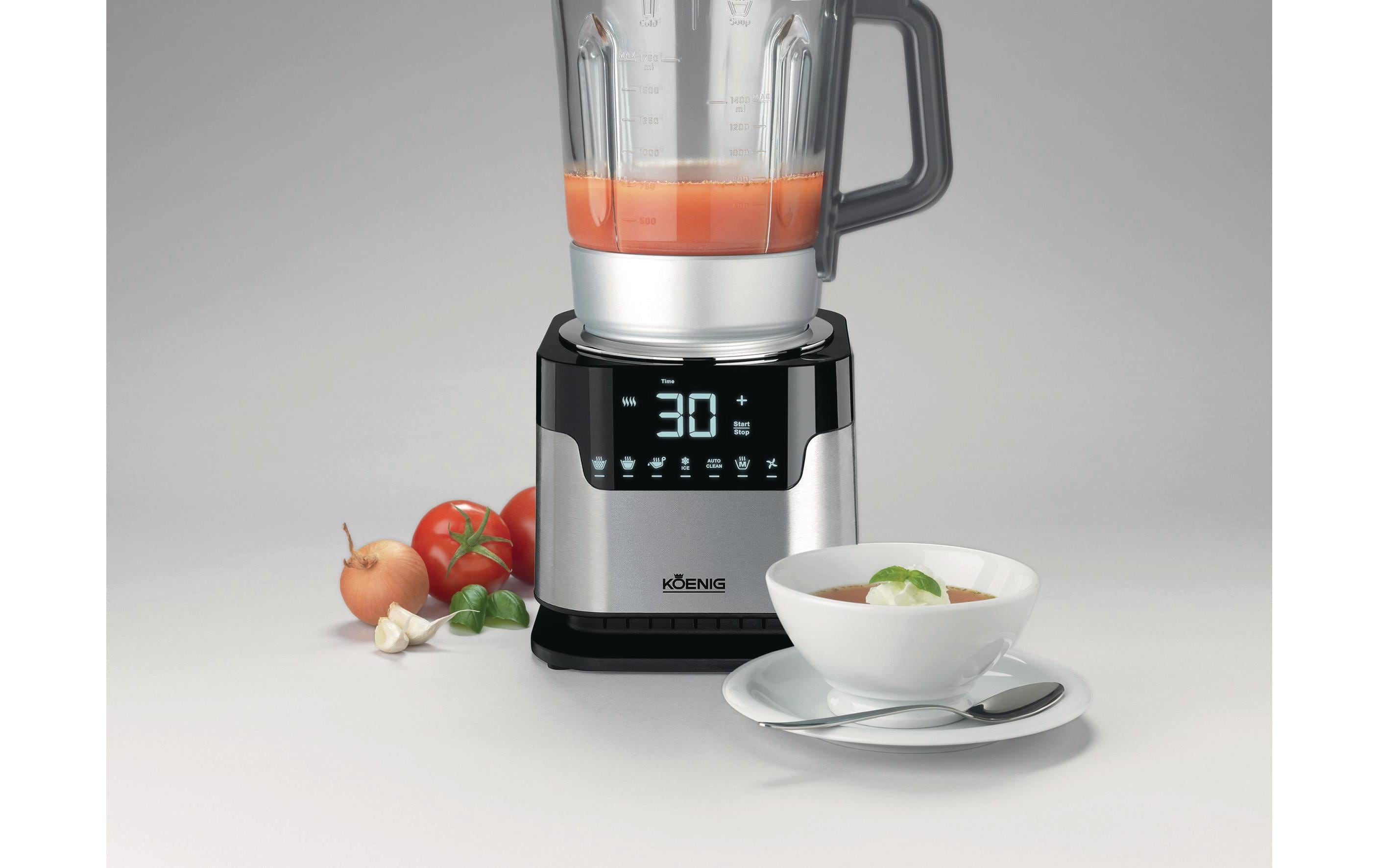 Suppenbereiter Soup & Steam Silber<br>1000 W-Standmixer, Silber