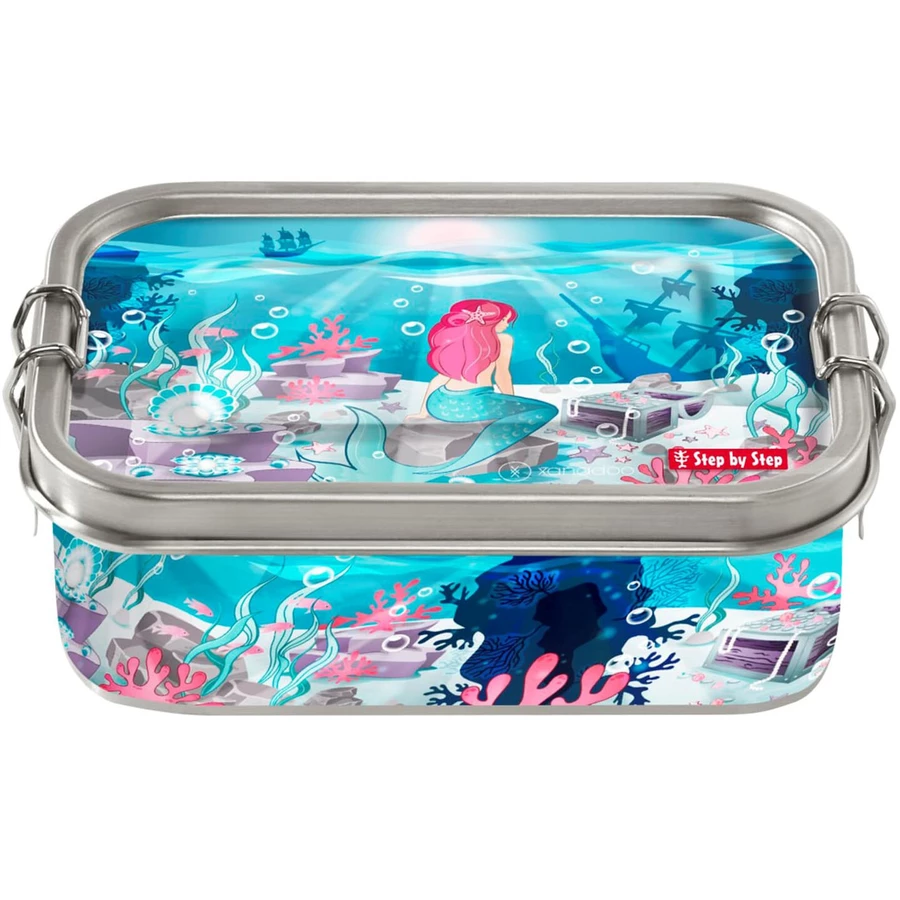 Step by Zubehör Edelstahl - Lunchbox 17 cm Mermaid Bella