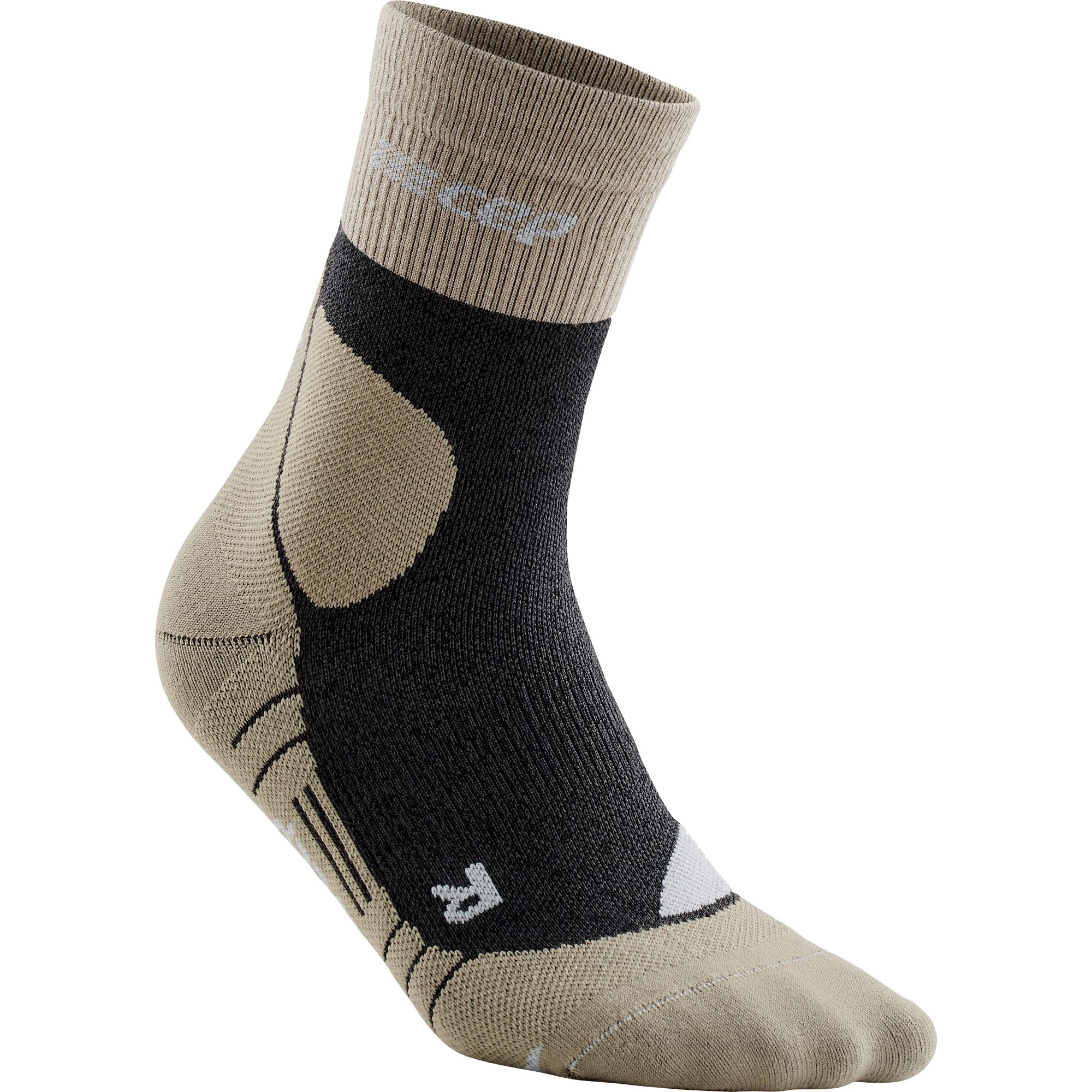 CEP Hiking Merino Mid-Cut Socken Damen sand