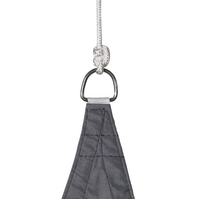 Voile d'ombrage triangulaire CURACAO Gris