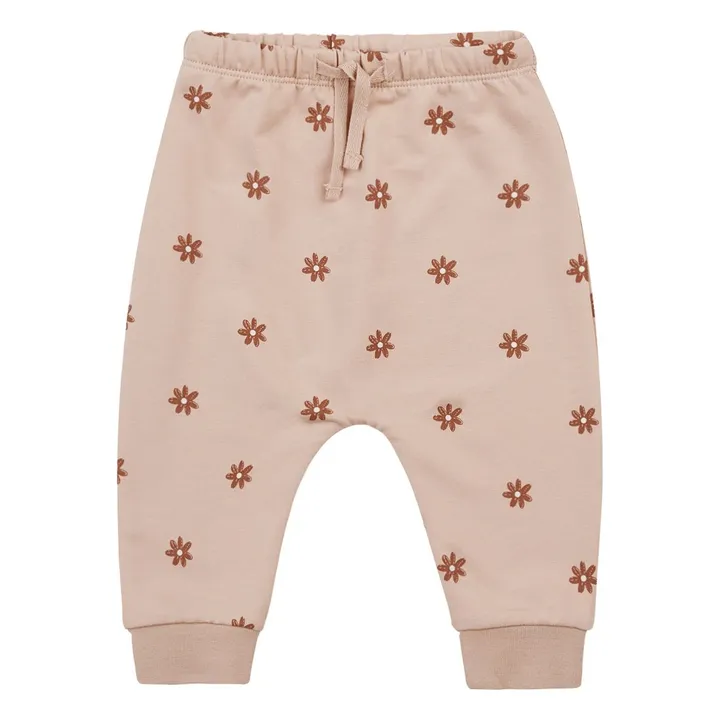 Quincy Mae Pantalon Eponge Marguerites | Rose pâle