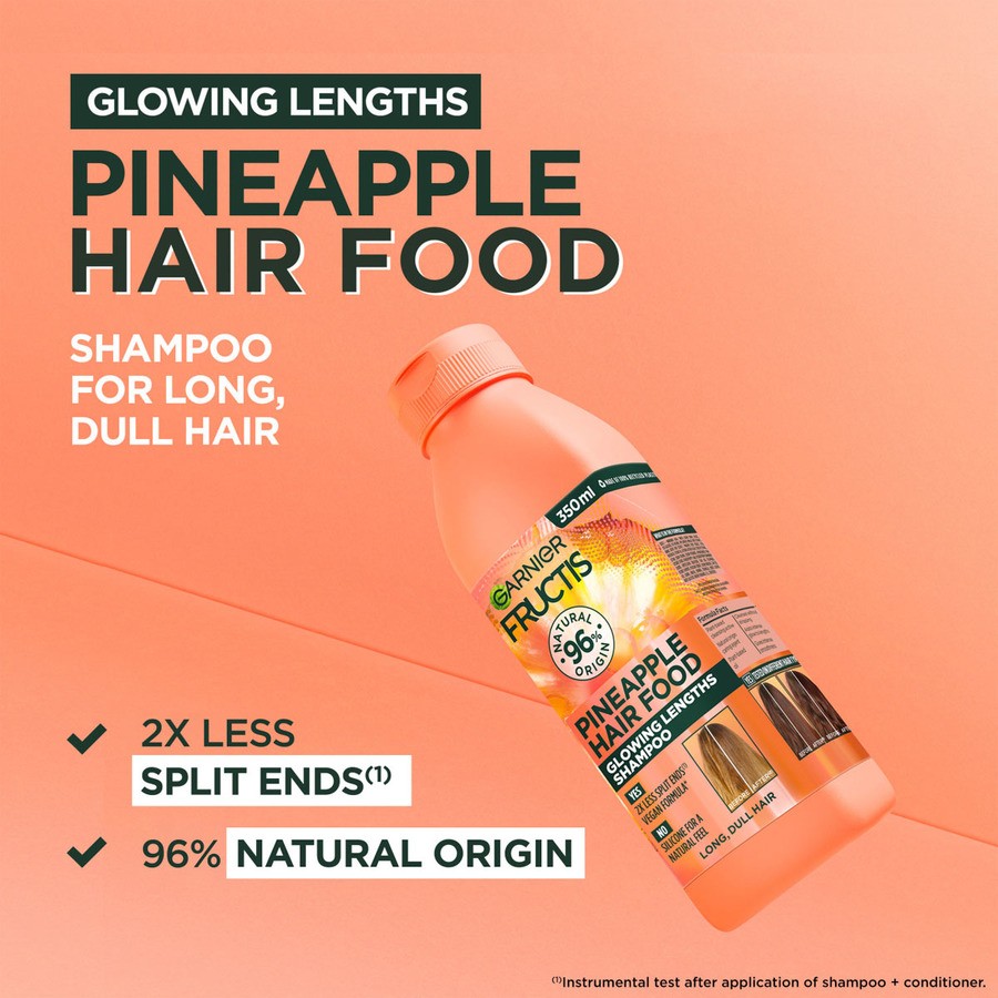 Garnier Fructis Hair Food Pineapple Shampoo 350ml