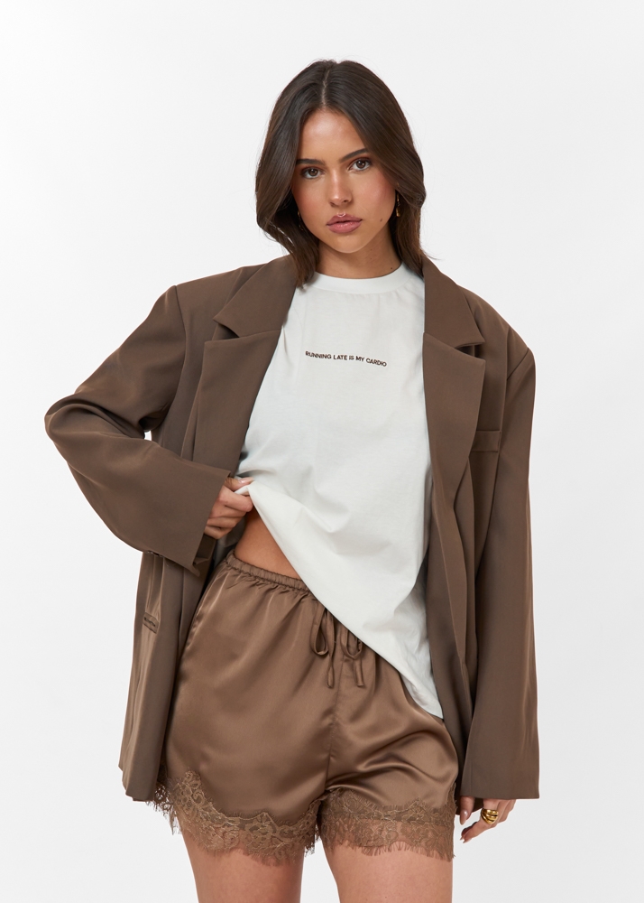 Ivy short taupe