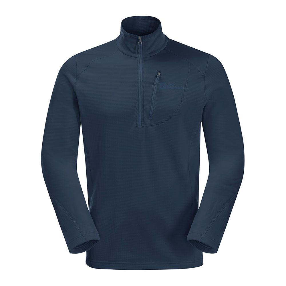 Jack Wolfskin KOLBENBERG HZ - Polaire Homme dark sea