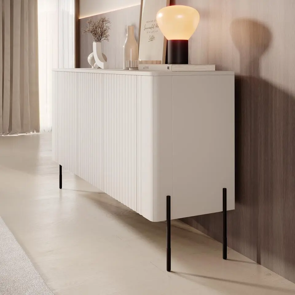 Meubella - Vivi - Dressoir - Beige - 150 cm