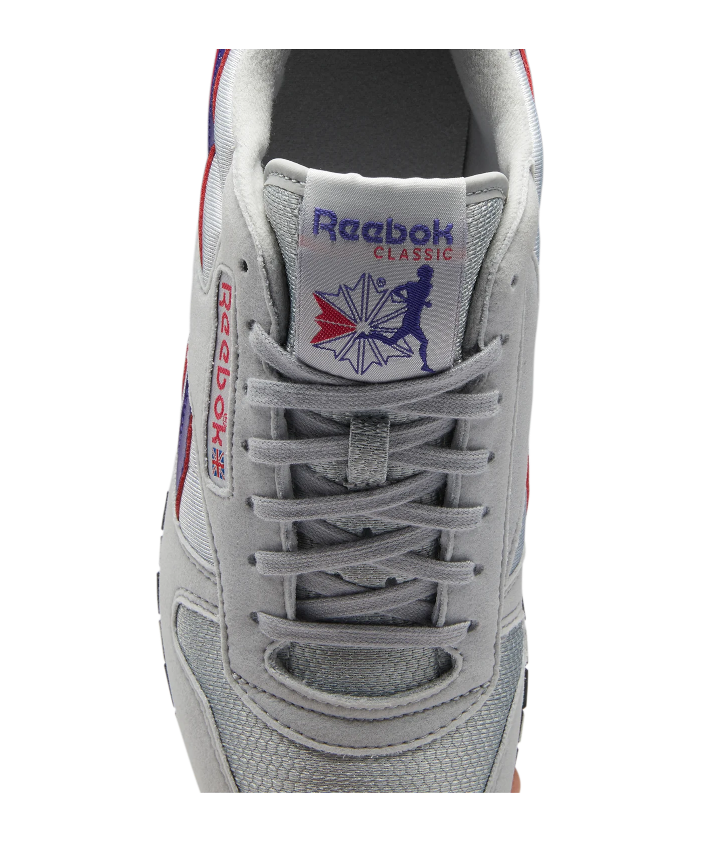 Reebok Classic Leather Grau Lila Pink