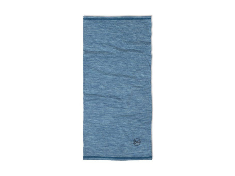 Buff Merino Lightweight nekwarmer - Solid Lake Blue