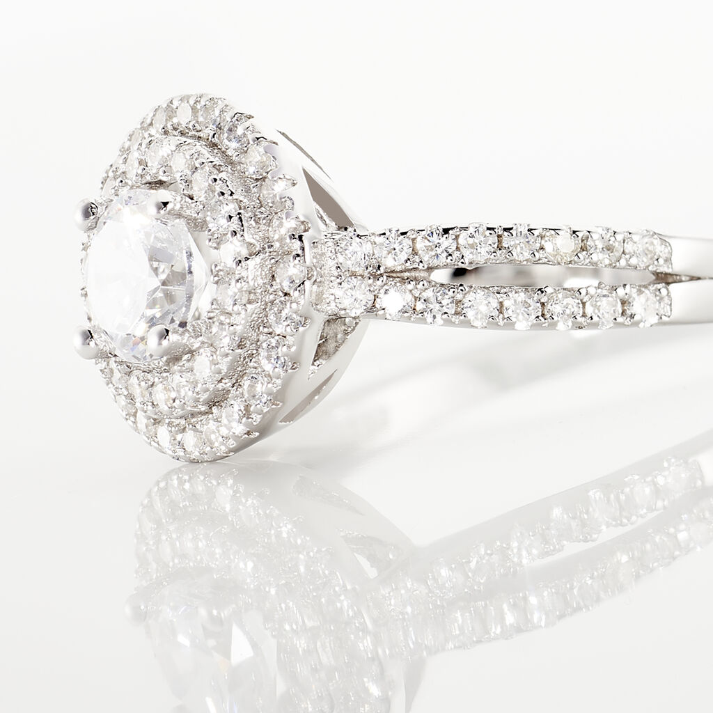 Bague Marie-felix Argent Blanc Oxyde De Zirconium