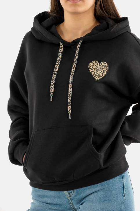 Sweat only daze black leo/leo strings
