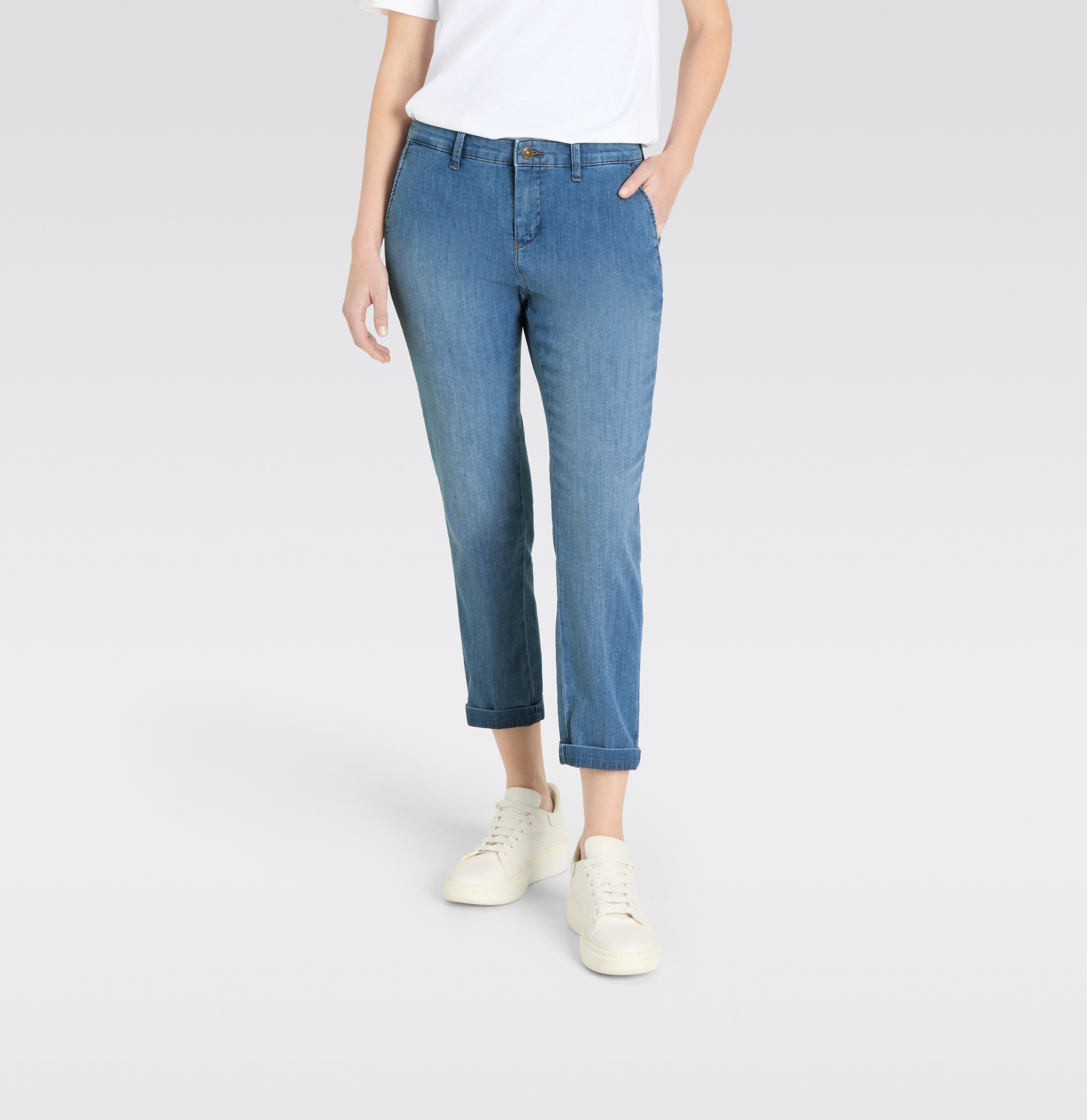 MAC Slim-fit-Jeans »CHINO turn up« im Five-Pocket Style
