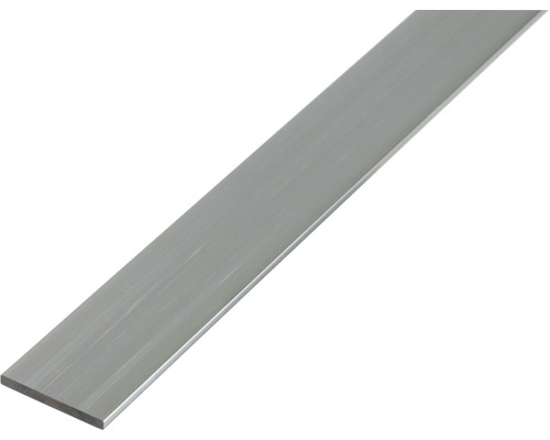 Platte staaf, natuurlijk aluminium, 60x3 mm, 2,6 m