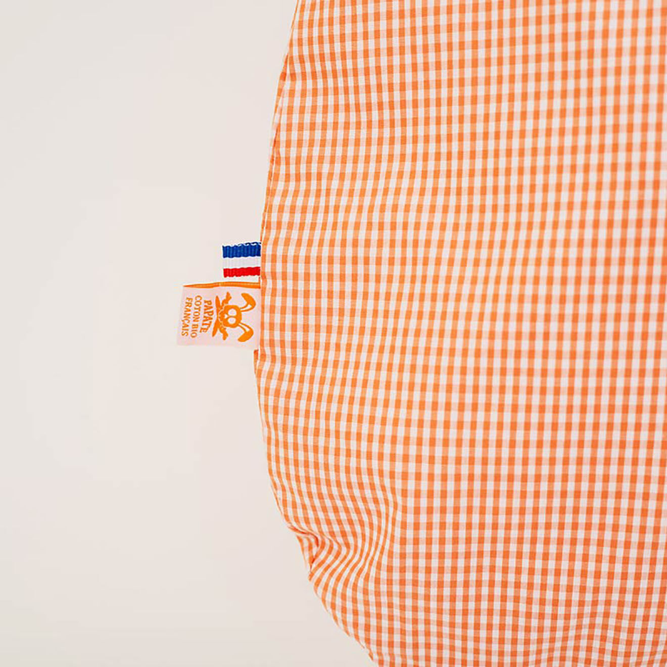 Papate Gigoteuse Été en Coton Bio vichy - 70x90 cm