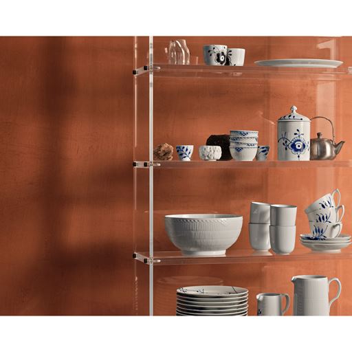 Royal Copenhagen Hvid Halvblonde Skål, Ø24 cm
