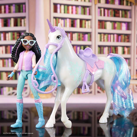 Unicorn Academy dukke og enhjørning - flere varianter - assorteret