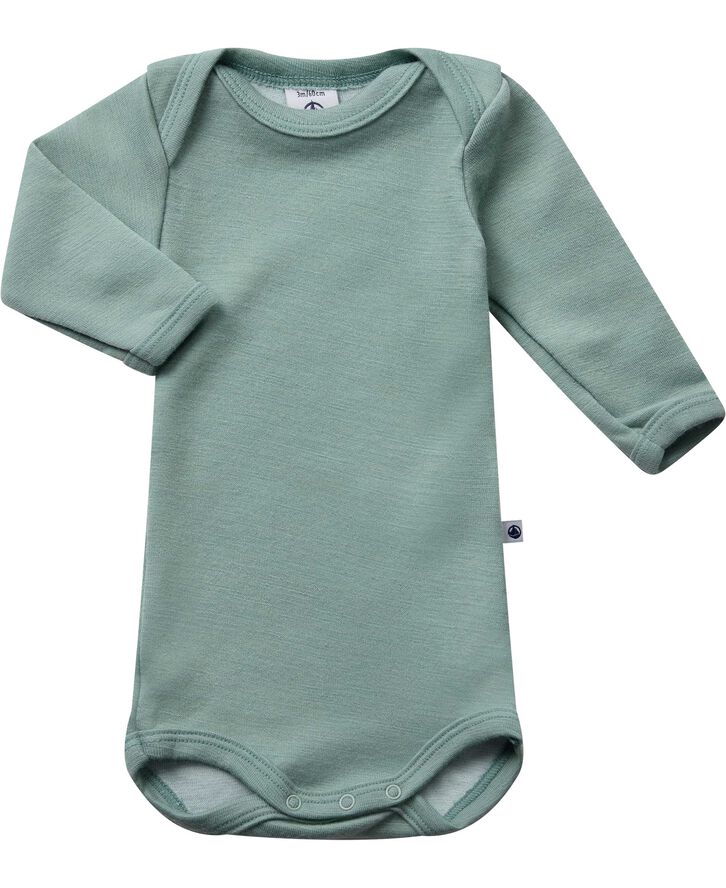 Petit Bateau LONG SLEEVE BODYSUIT 3M Paul