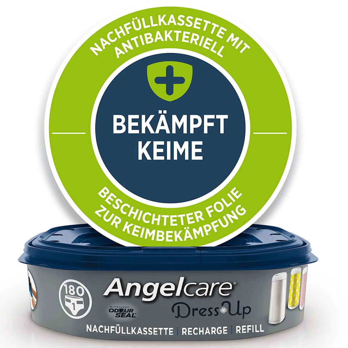 Angelcare Germany GmbH Angelcare Nachfüllkassetten für Windeleimer Dress-Up und Classic XL